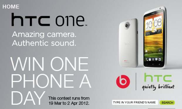 HTC contest: Win a phone every day!