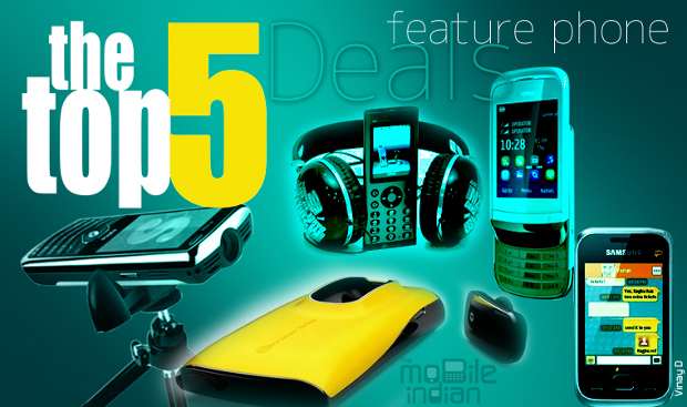 Top 5 feature phone deals