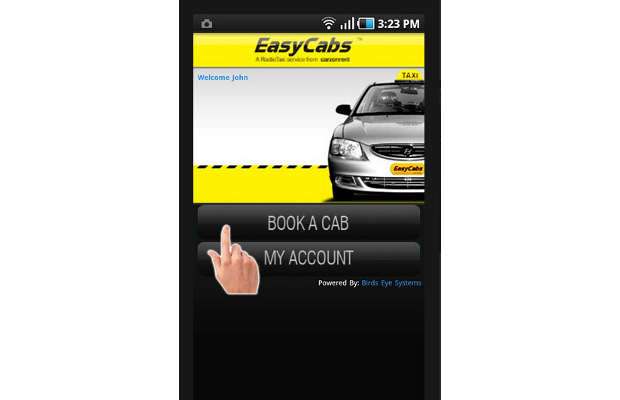 Now track your booked EasyCabs through mobile