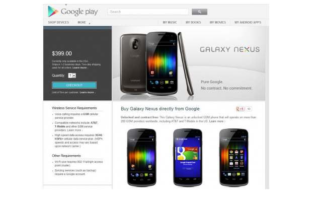 Google starts selling mobile phones through Google Play
