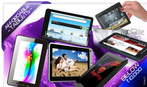 Low cost tablets below Rs 10,000 in India