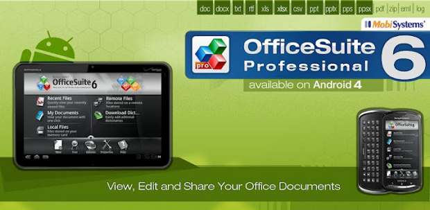 Office Suite Pro6+ for Android now available for Rs 53