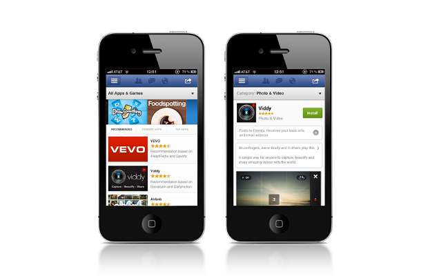 Facebook unveils app centre for mobile phones, tablets