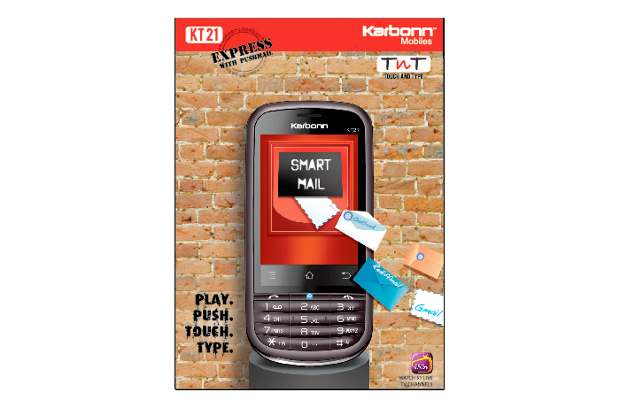 Karbonn launches KT-21 Express phone with mail and TV services