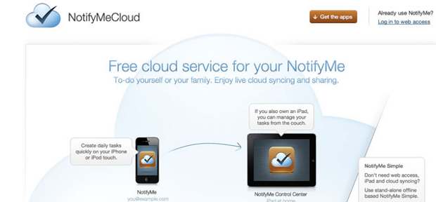 NotifyMe now available for free for iPad