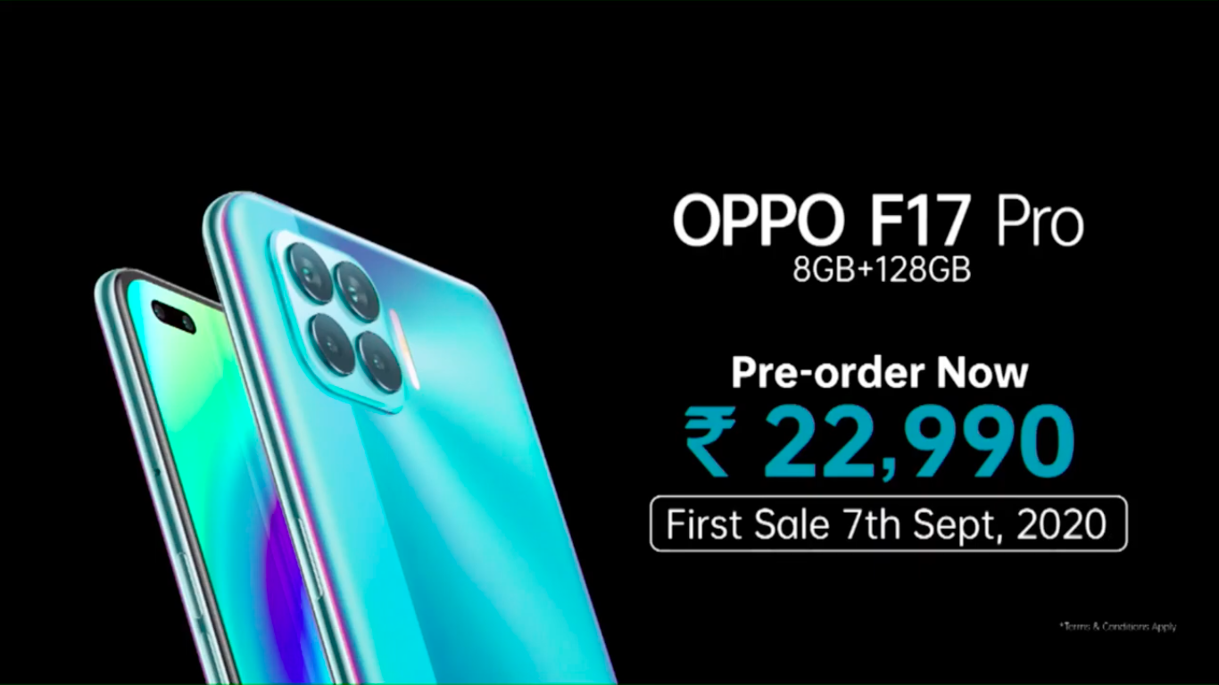 Oppo F17, F17 Pro and Enco W51 launched