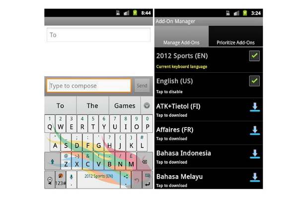 Keyboard app for sport enthusiasts launched