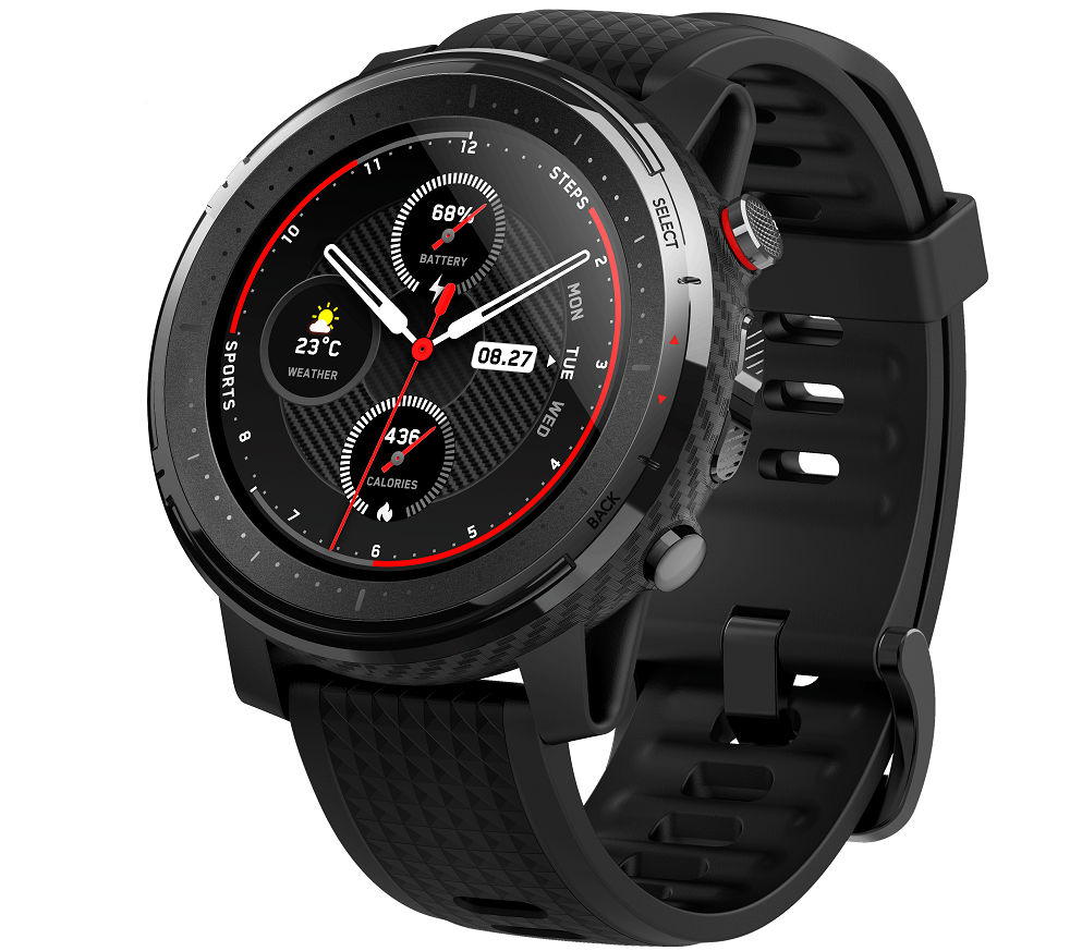 Amazfit Stratos 3 with 1.34-inch colour touch display, 80 sports modes launched in India for Rs 13,999