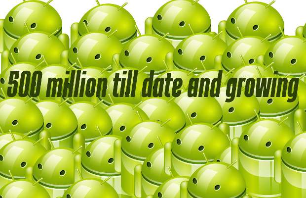 500 million Android devices sold till date