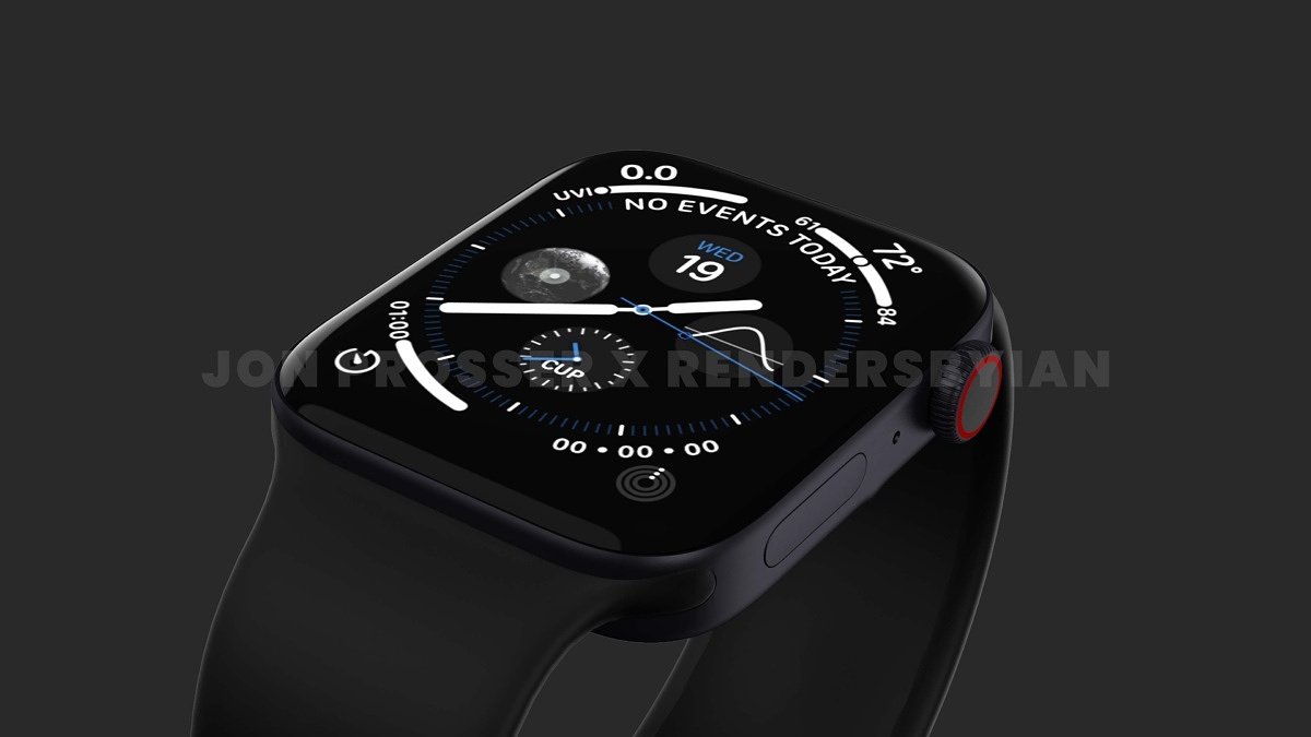 Apple Watch Series 7 leaks in renders with flat sides and display