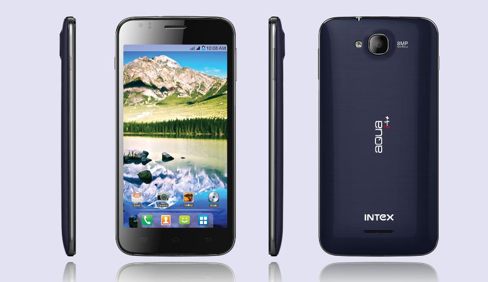 Intex Aqua i4+ with 5 inch display launched for Rs 7,600