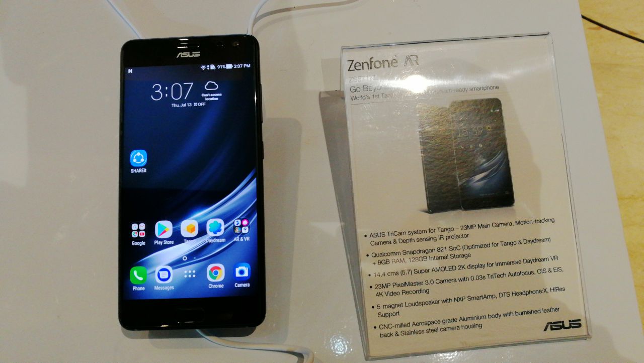 Asus ZenFone AR in Pics