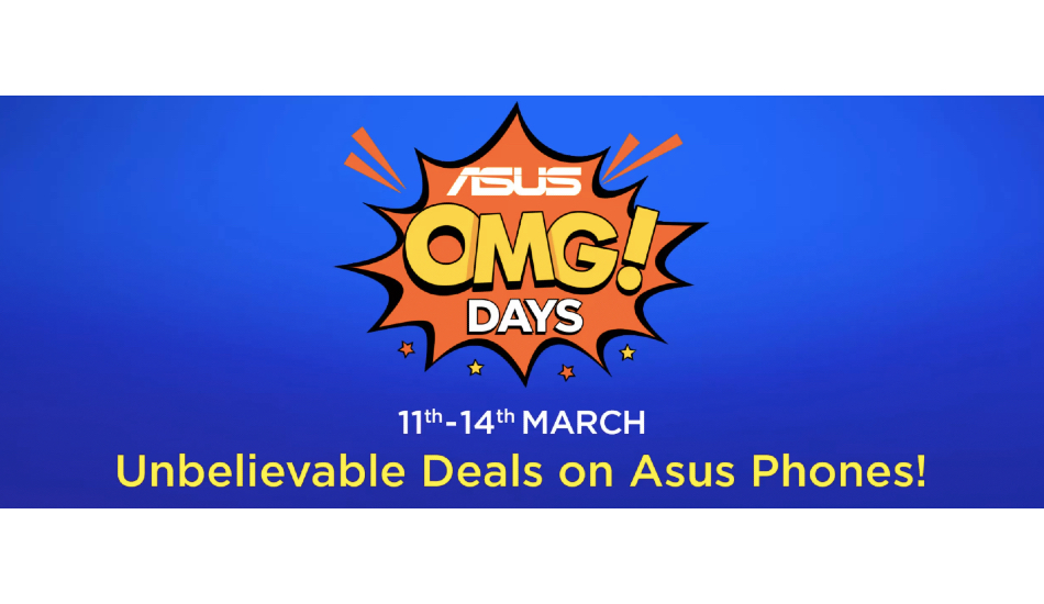 Asus OMG days sale from April 15 to 18: Discounts on Zenfone 5Z, Max Pro M1, Max M2 and more