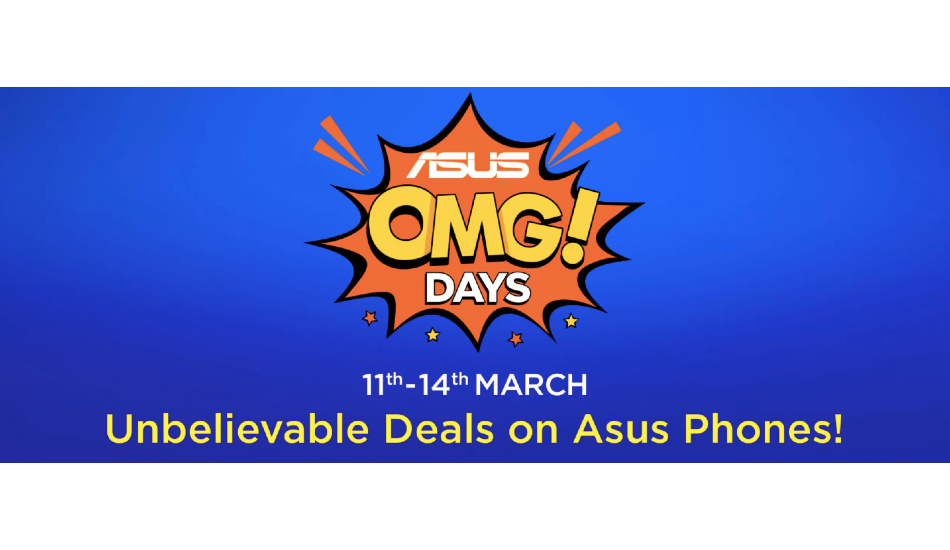 Asus OMG days sale from April 15 to 18: Discounts on Zenfone 5Z, Max Pro M1, Max M2 and more