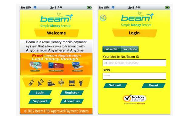 Beam Money launches mobile wallet app for iPhone