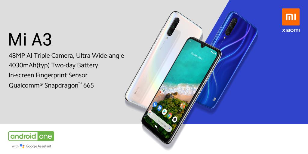 Xiaomi Mi A3 with Android One programme, Snapdragon 665 SoC announced