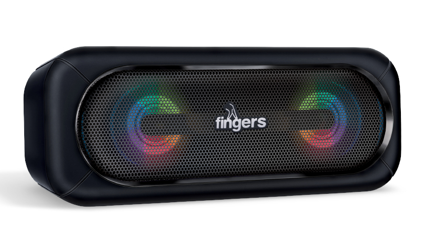 FINGERS SuperLit Portable Bluetooth Speaker with RGB light launched for Rs 2299