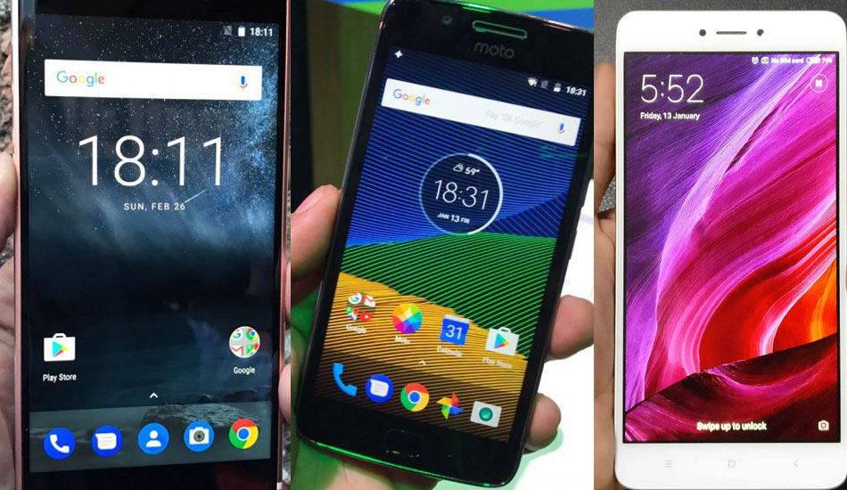 Nokia 6 vs Moto G5 Plus vs Redmi Note 4: The war for the best begins