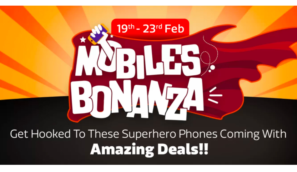 Flipkart Mobiles Bonanza Sale will happen during February 19 - 23