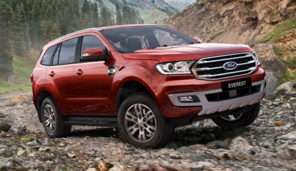 2018 Ford Endeavour (Everest) SUV facelift officially unveiled