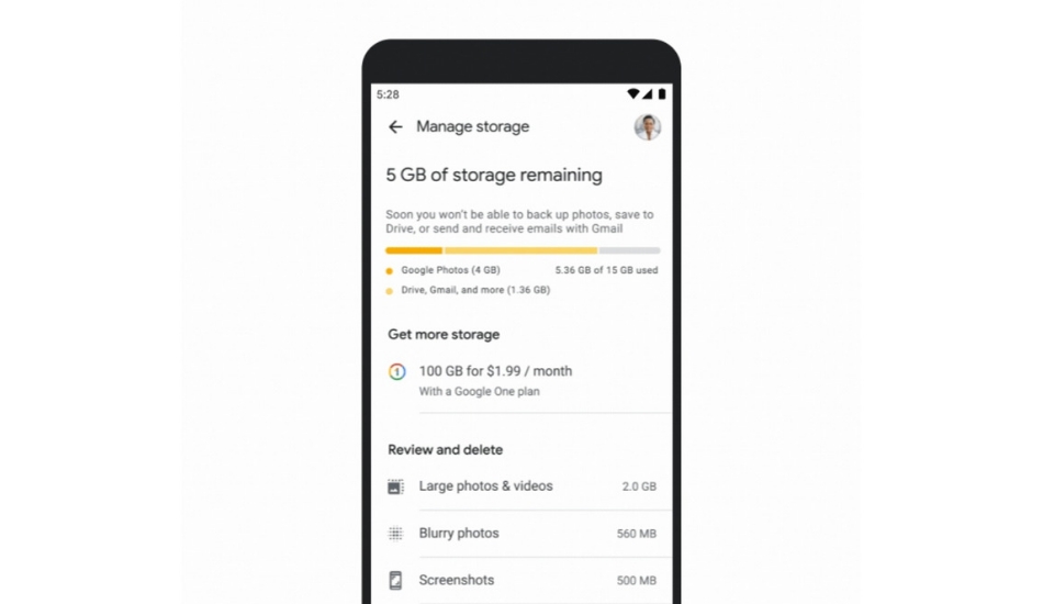 Google Photos introduces Storage management tool