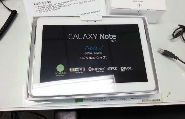 Samsung Galaxy Note 10.1 to feature quad-core processor