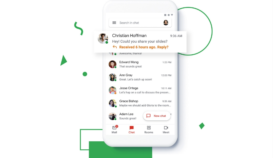 Gmail integrates Google Chat, Rooms within one app, now available for all users