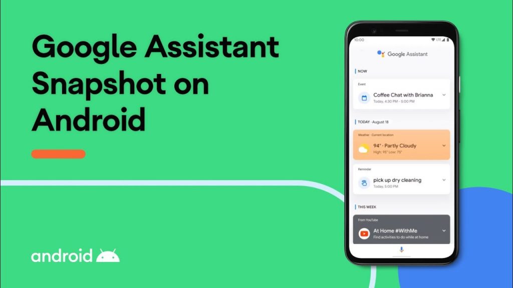 Google announces updates to Google Assistant Snapshot