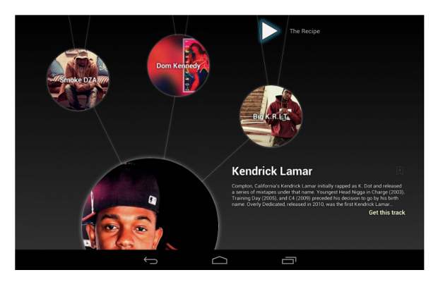 Discover new music with Google Music Explorer for tablets