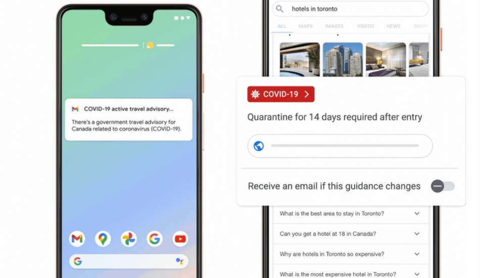 Google unveils new Travel Tools to show COVID Advisories