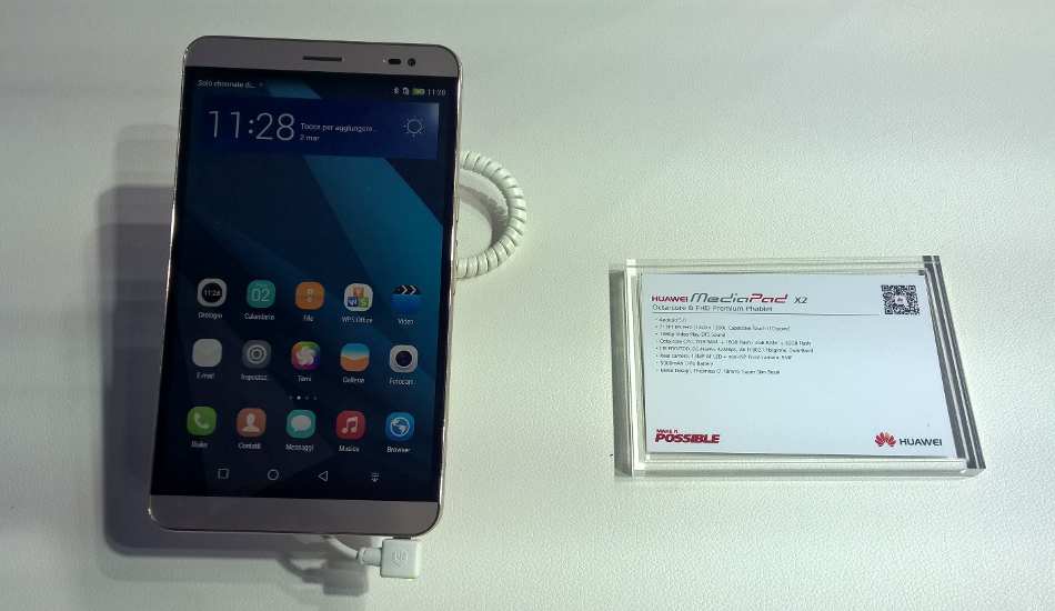 Huawei Mediapad X2 In Pics - An octa core tab with Android Lollipop, 4G
