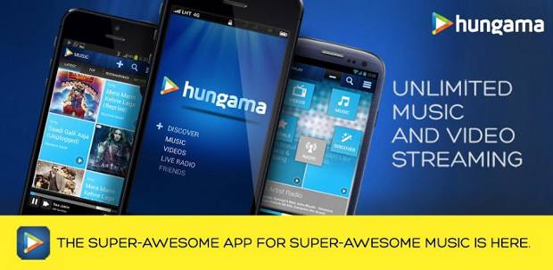 Hungama Music App refreshed for iOS, Android & BlackBerry 10