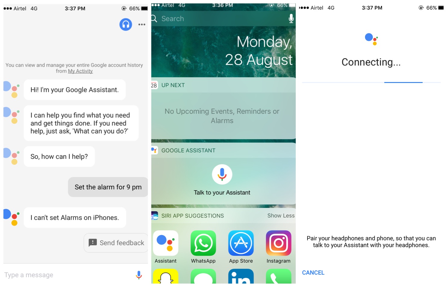 Google Assistant for iOS now available in India