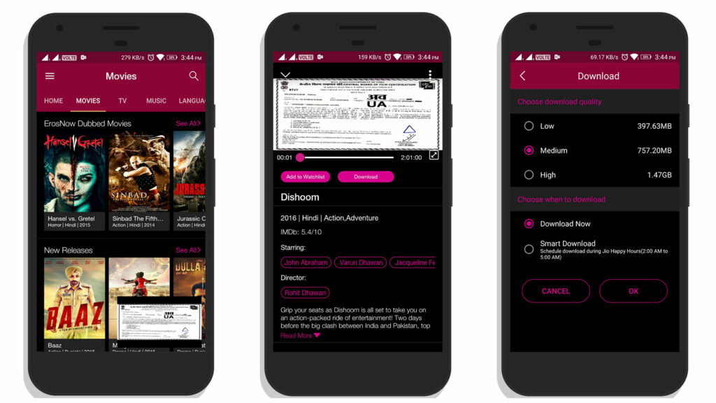 Jio Cinema, Jio Music app on Android gets a Smart Download option , iOS