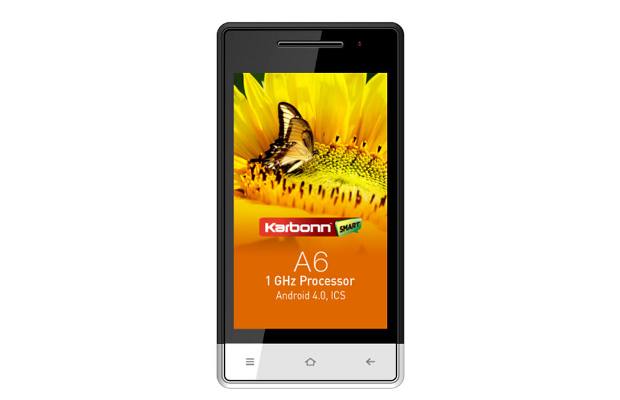 Karbonn launches new A6 with 4 inch IPS display