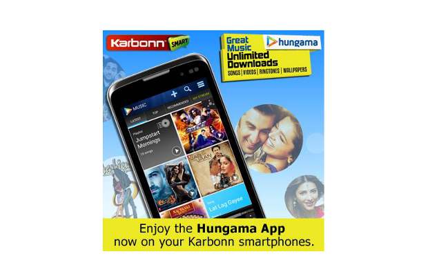 Hungama offers 30 days unlimited free content for Karbonn handsets