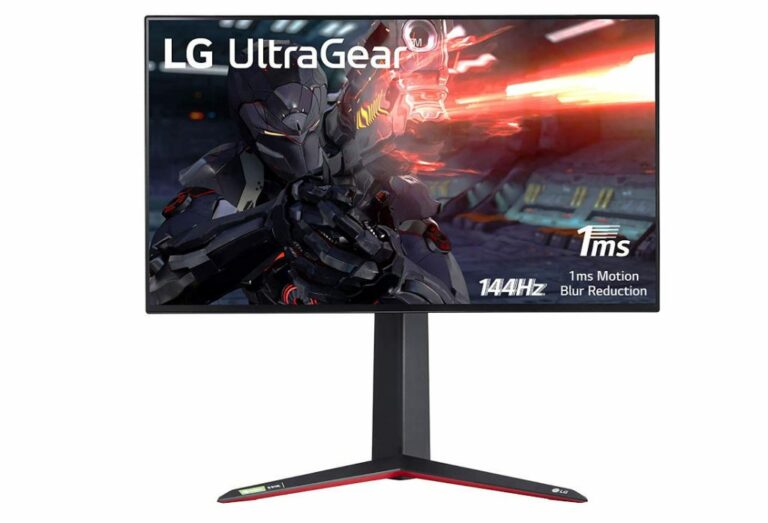 LG UltraGear 27inch gaming monitor with a 144Hz refresh rate launched