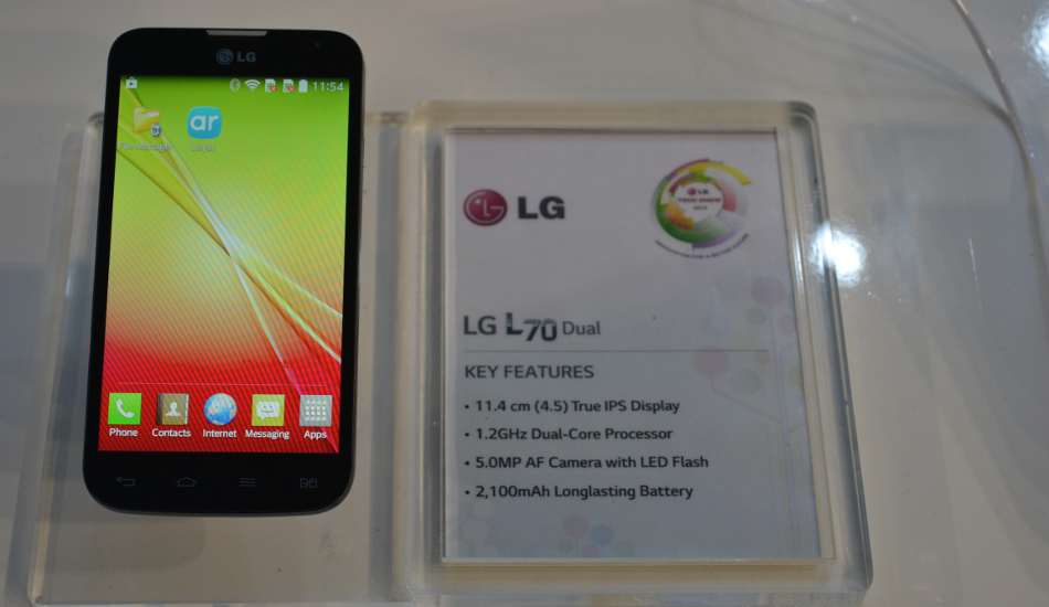 LG L70 in pictures