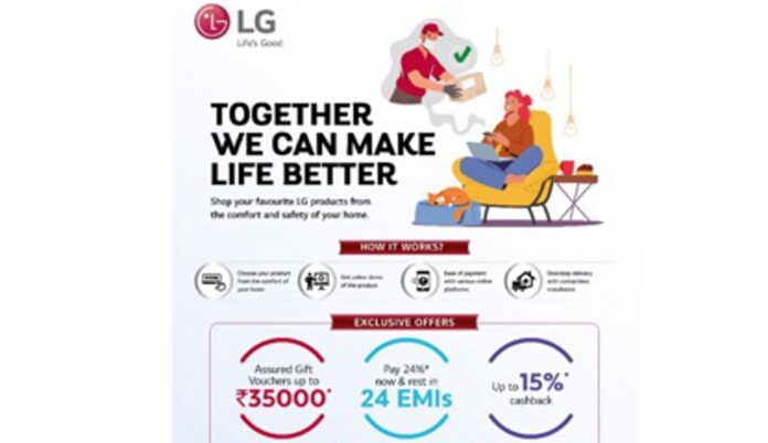 LG announces prebook Offer campaign, now Pre-Book and purchase LG products sitting at home