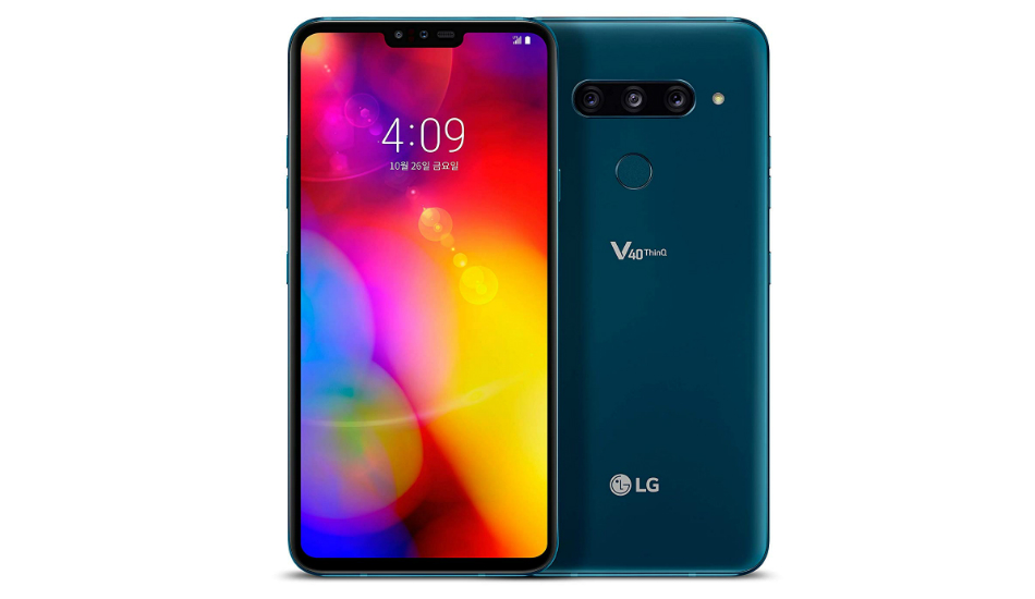 LG V40 ThinQ announced in India with five cameras, priced at Rs 49,990