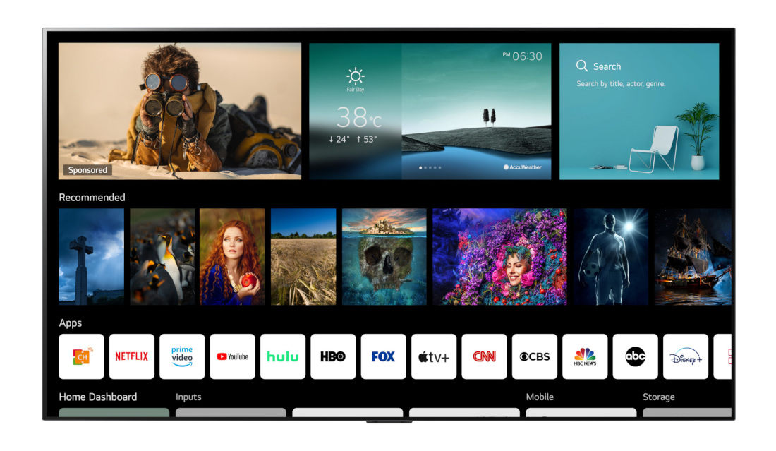 LG webOS 6.0 announced for 2021 OLED, QNED Mini LED, NanoCell and UHD smart TVs