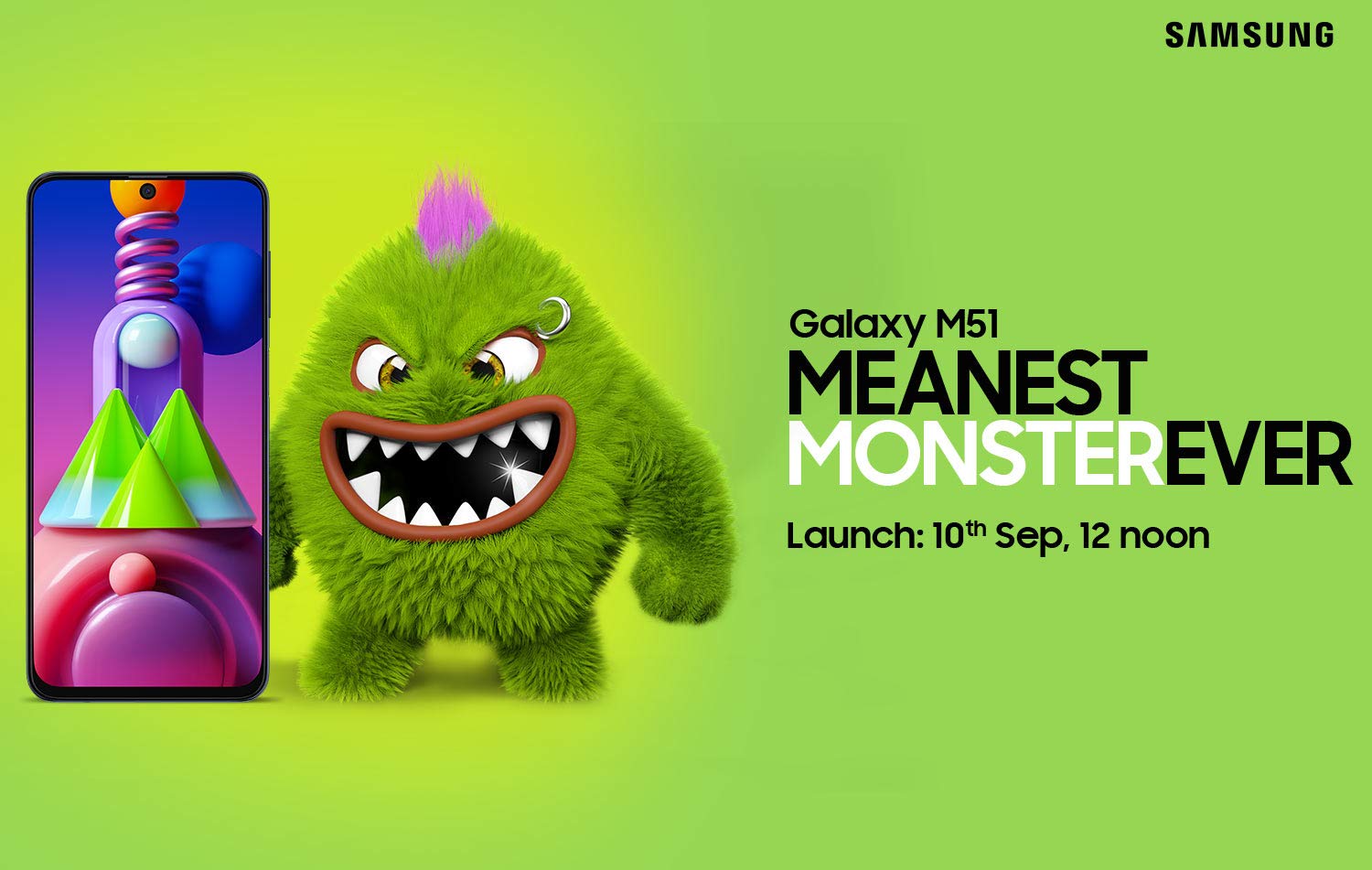 Samsung Galaxy M51 to launch on September 10th in India