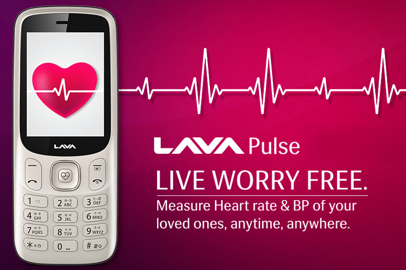 Lava Pulse feature phone launched with Heart rate and Blood Pressure sensor for Rs 1599