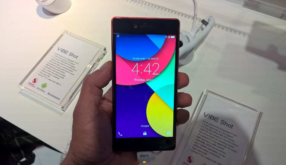 Lenovo Vibe Shot coming to India next week