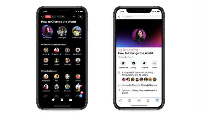 Facebook Live Audio Rooms now rolling out in select country