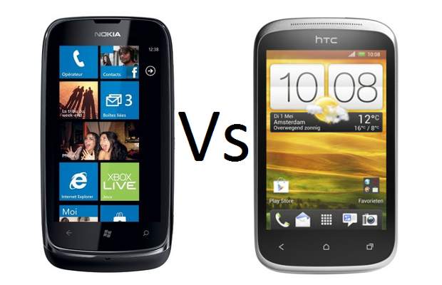 Nokia Lumia 610 vs HTC Desire C