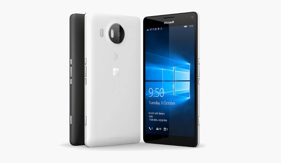 Microsoft to launch Lumia 950, 950 XL smartphones in India In December