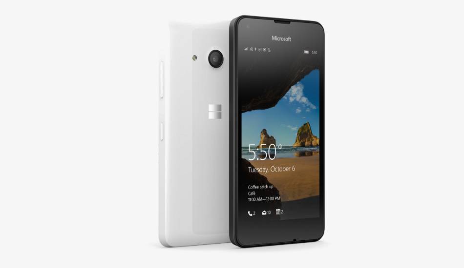 Microsoft Lumia 550 launched in India at Rs 9,399, supports 4G