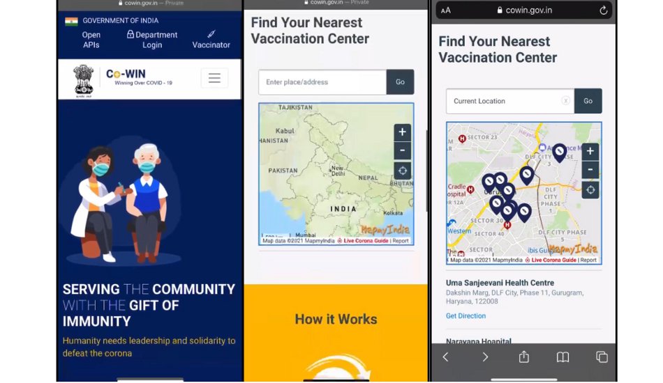 MapmyIndia launches maps and nearby search features to find Coronavirus vaccination centres