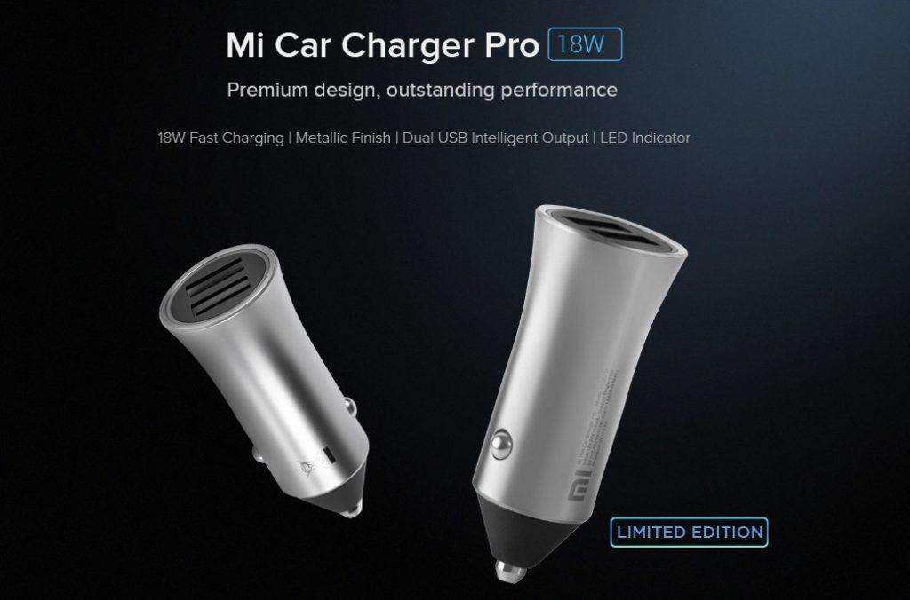 Xiaomi Mi Car Charger Pro launched in India for Rs 799